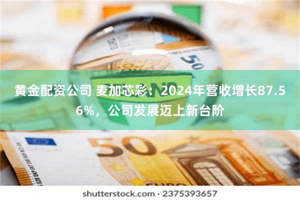 黄金配资公司 麦加芯彩：2024年营收增长87.56%，公司发展迈上新台阶