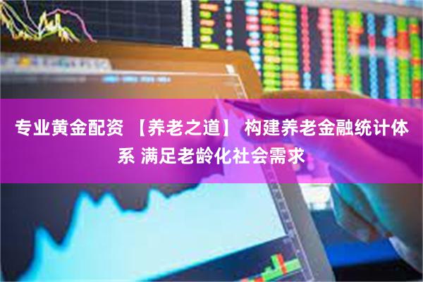 专业黄金配资 【养老之道】 构建养老金融统计体系 满足老龄化社会需求
