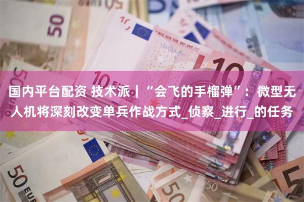 国内平台配资 技术派｜“会飞的手榴弹”：微型无人机将深刻改变单兵作战方式_侦察_进行_的任务